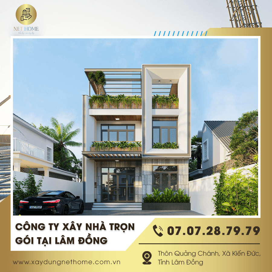Nhà ở do công ty xây nhà trọn gói xây dựng