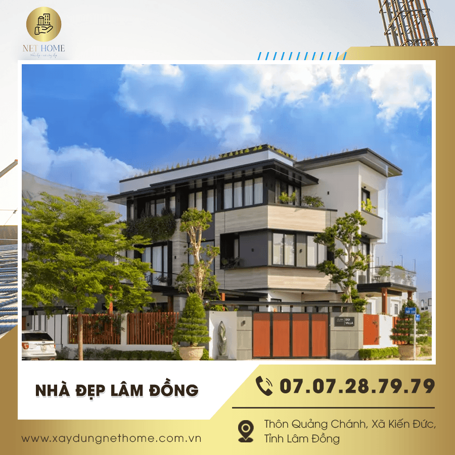 Mẫu nhà đẹp Lâm Đồng thực tế