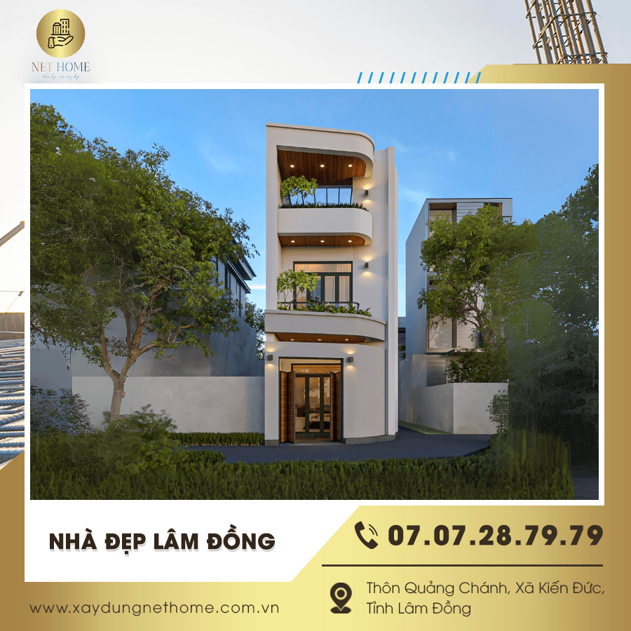 Nhà đẹp Lâm Đồng phong cách hiện đại