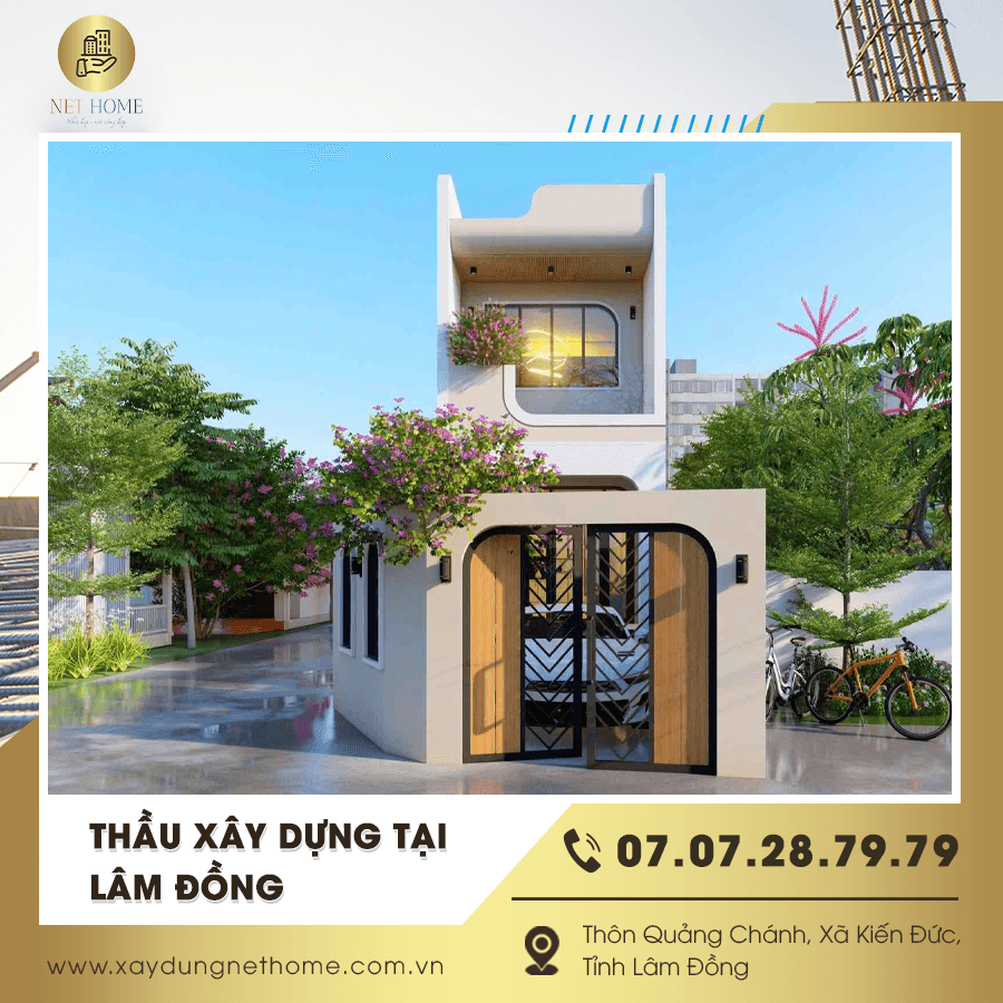 Nhà ở do thầu xây dựng tại Lâm Đồng thực hiện