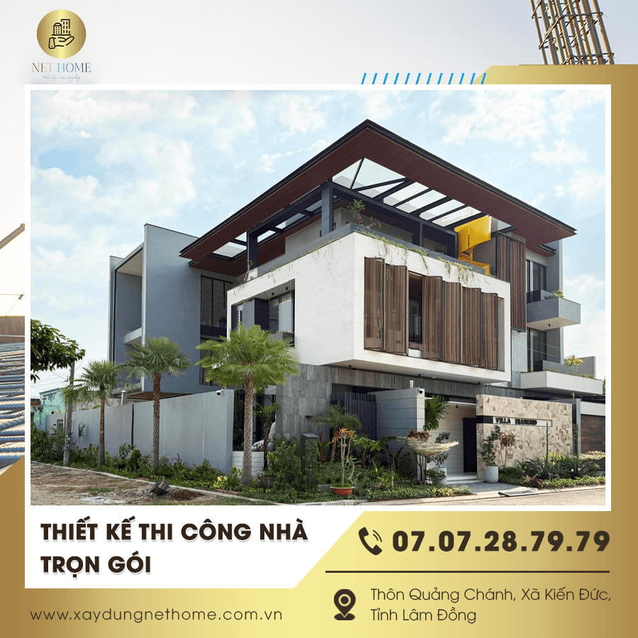 Thiết kế thi công nhà trọn gói uy tín