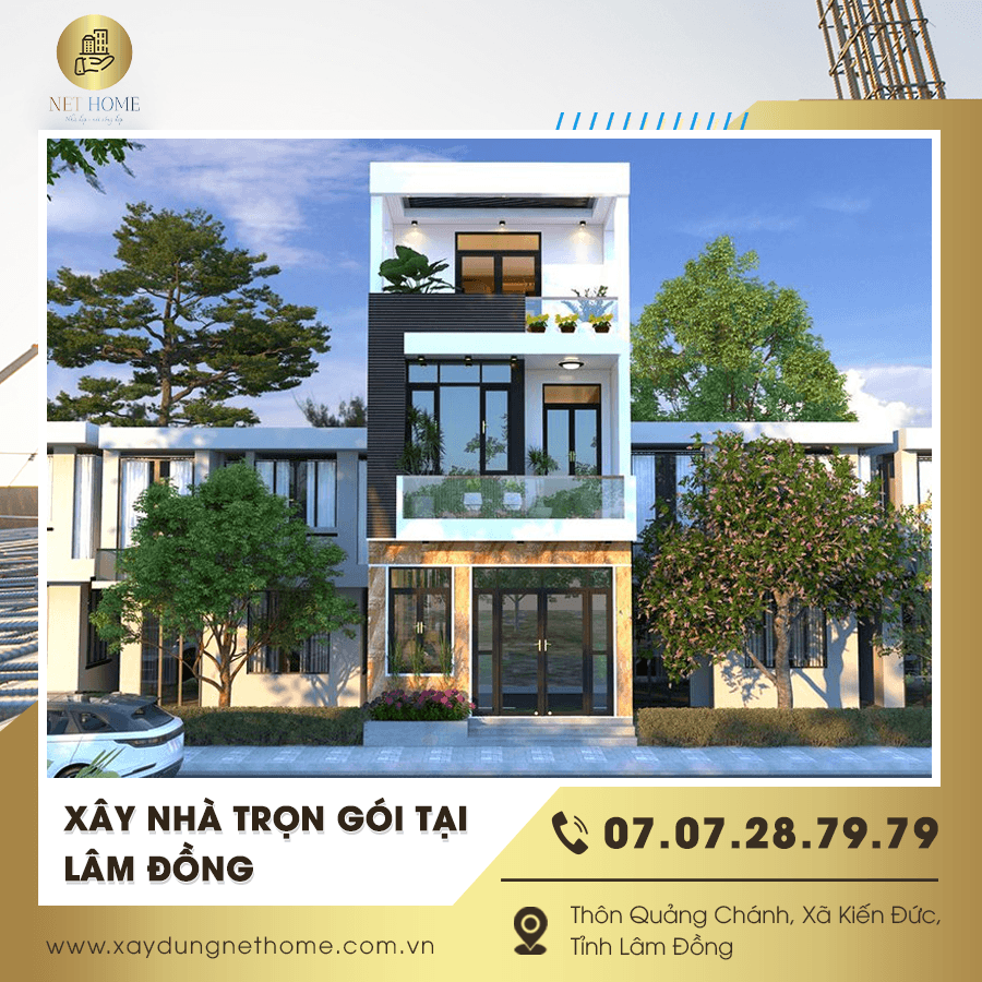 Hình ảnh hoàn thiện xây nhà trọn gói